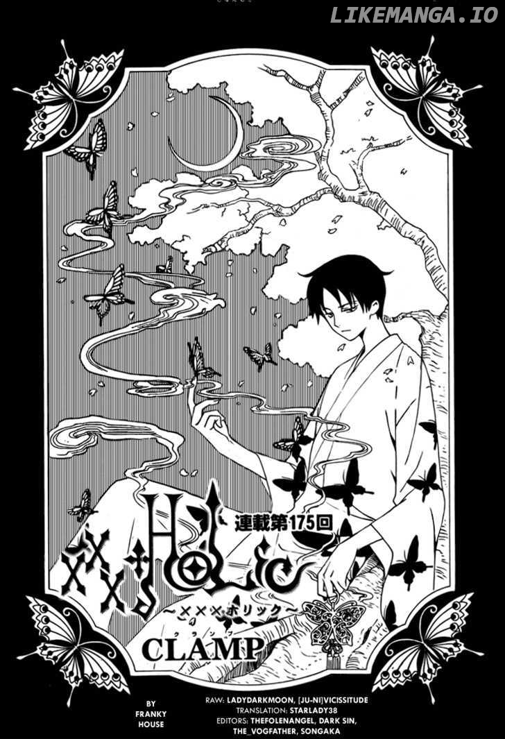 xxxHOLiC - Manga chapter 175 - page 1
