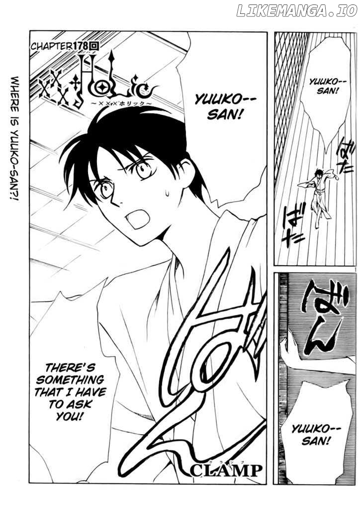 xxxHOLiC - Manga chapter 178 - page 1