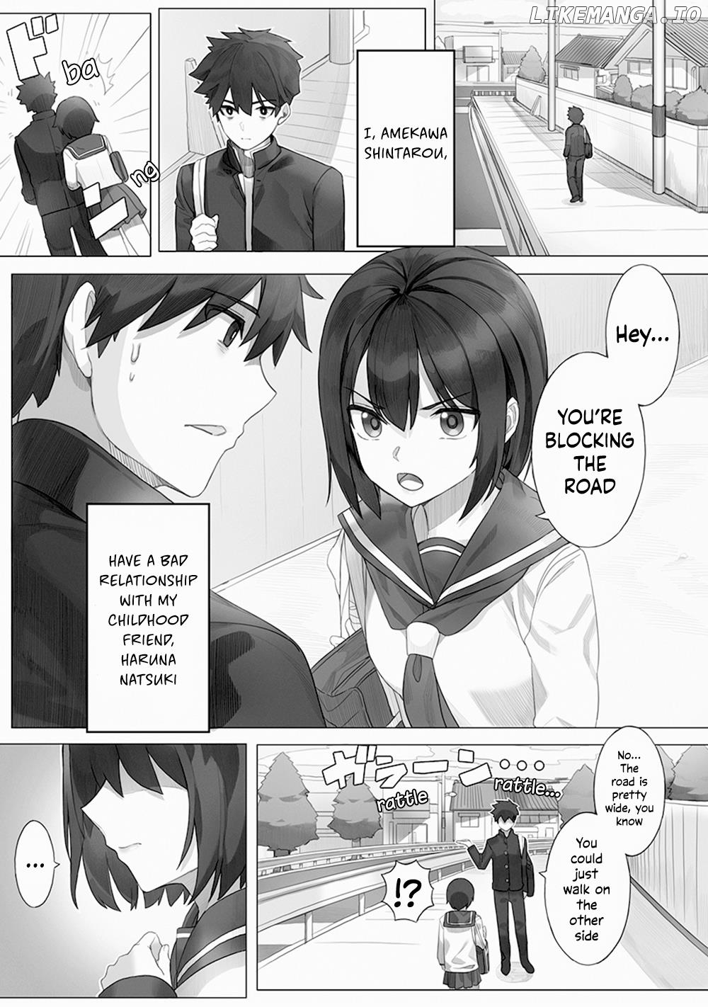 Naka ga Warusugiru Osananajimi ga, Ore ga 5 Nen Ijou Hamatteiru FPS Game no Friend Datta Kenn Nitsuite. chapter 0.1 - page 1