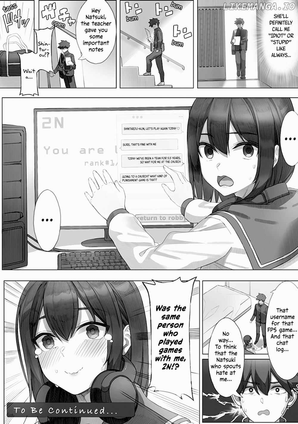 Naka ga Warusugiru Osananajimi ga, Ore ga 5 Nen Ijou Hamatteiru FPS Game no Friend Datta Kenn Nitsuite. chapter 0.1 - page 4