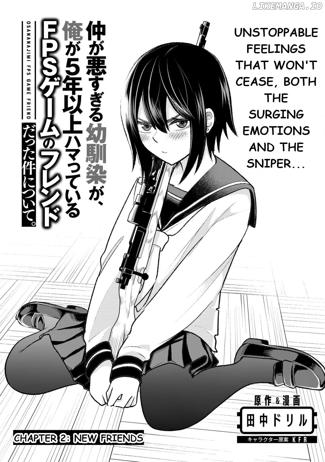 Naka ga Warusugiru Osananajimi ga, Ore ga 5 Nen Ijou Hamatteiru FPS Game no Friend Datta Kenn Nitsuite. chapter 2 - page 3