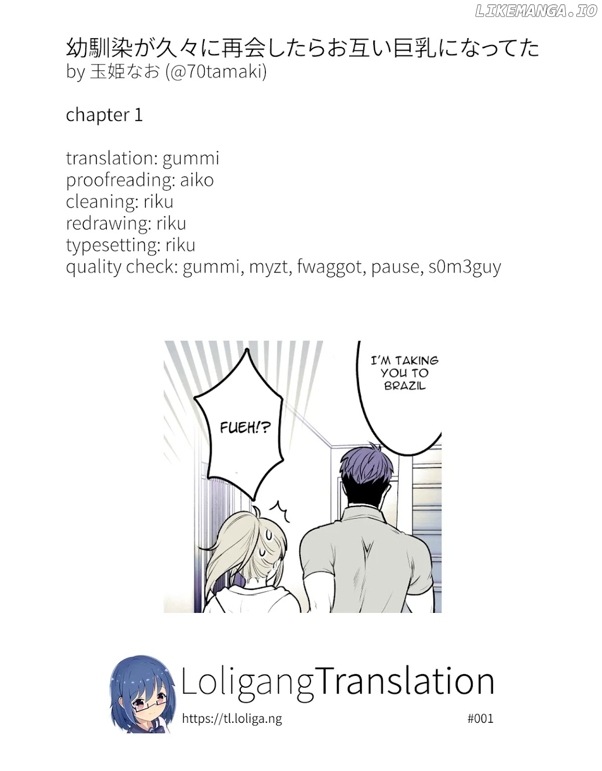 After Reuniting With My Childhood Friend, It Turned Out Both Of Us Had Become Tiddy Monsters chapter 1 - page 5