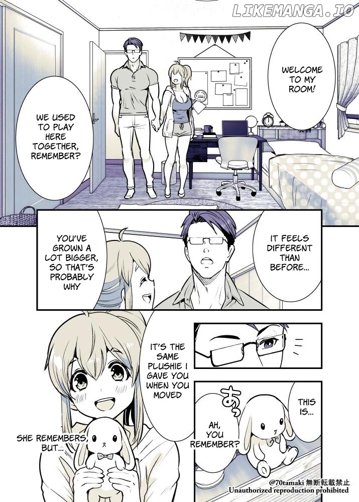 After Reuniting With My Childhood Friend, It Turned Out Both Of Us Had Become Tiddy Monsters chapter 3 - page 2