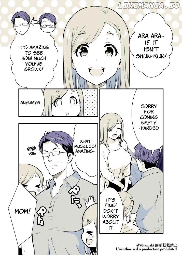 After Reuniting With My Childhood Friend, It Turned Out Both Of Us Had Become Tiddy Monsters chapter 6 - page 1