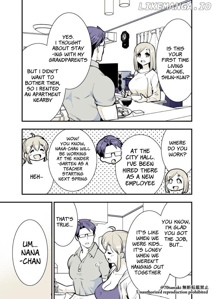 After Reuniting With My Childhood Friend, It Turned Out Both Of Us Had Become Tiddy Monsters chapter 7 - page 2