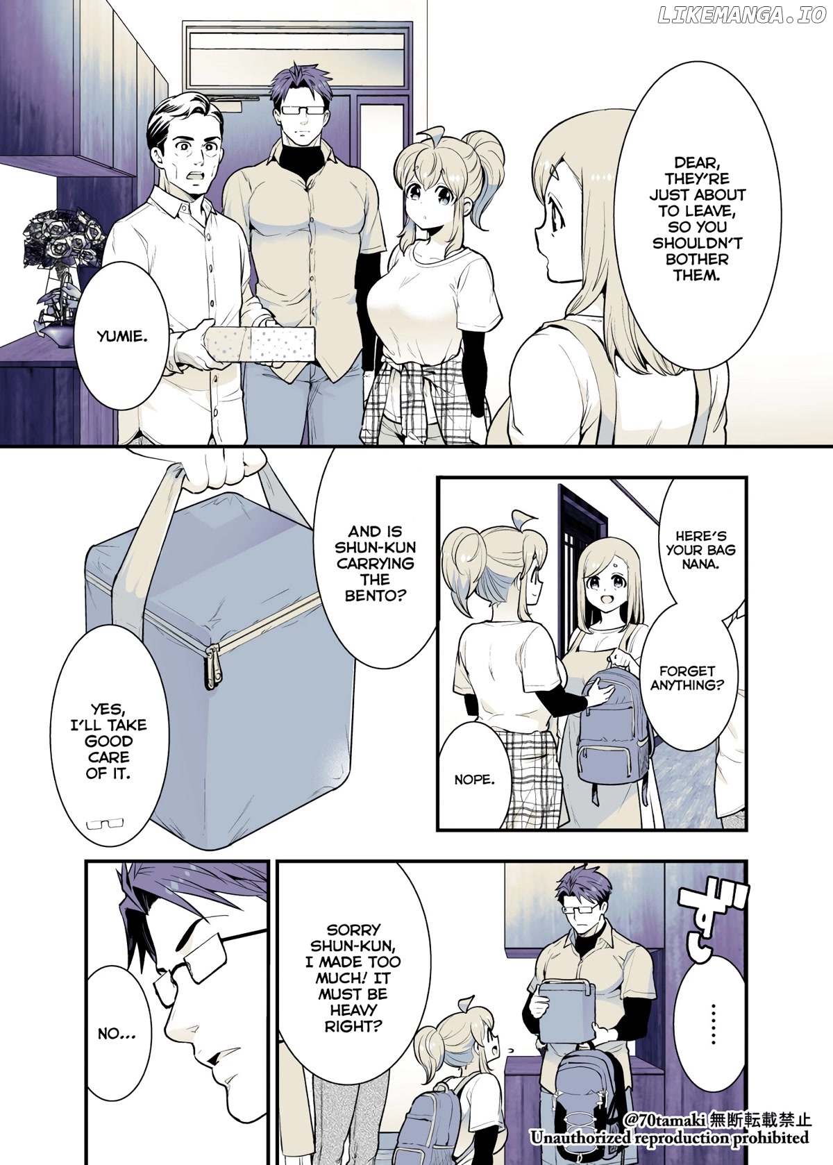 After Reuniting With My Childhood Friend, It Turned Out Both Of Us Had Become Tiddy Monsters chapter 38 - page 1