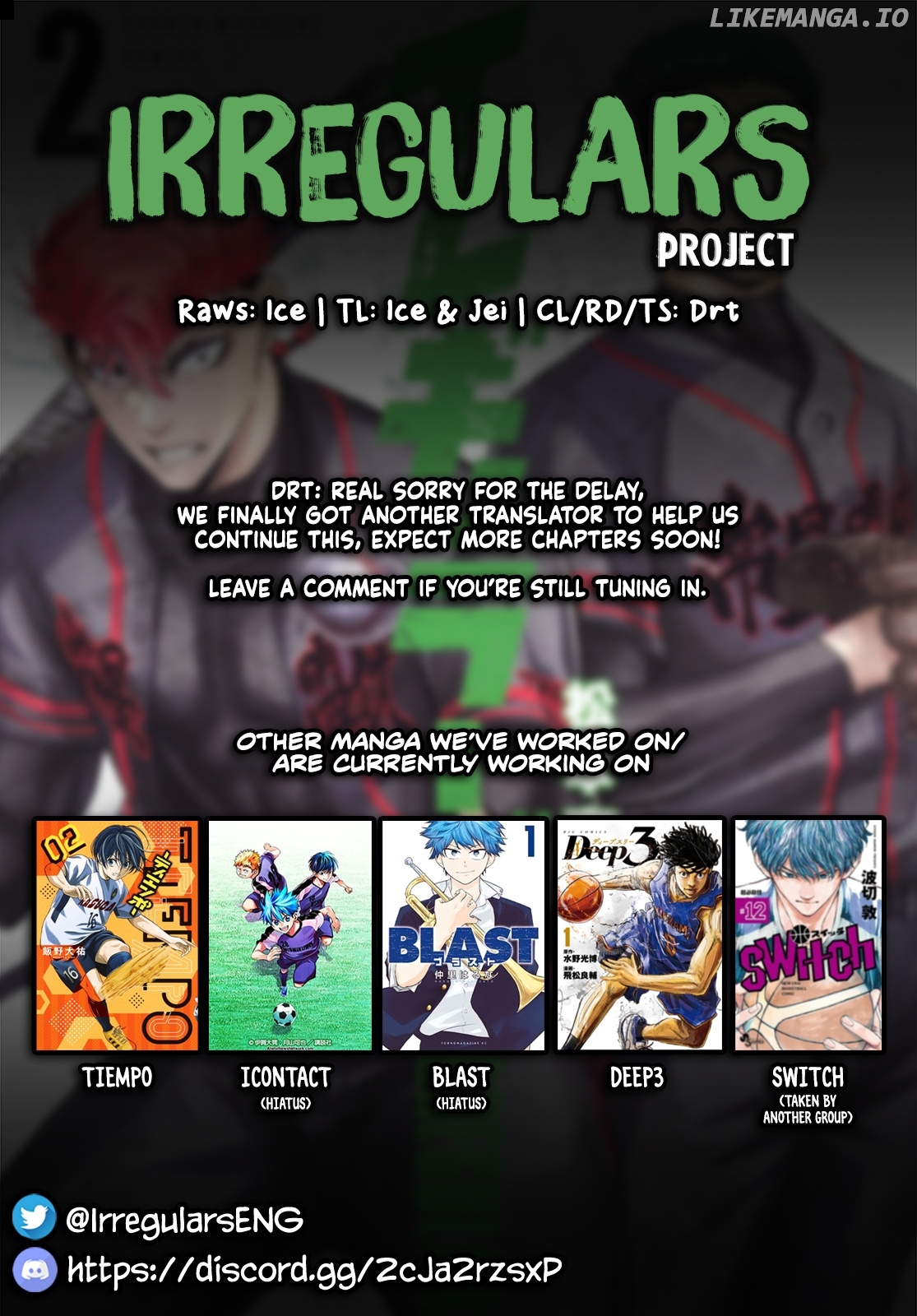 Irregulars - Manga chapter 12.3 - page 1