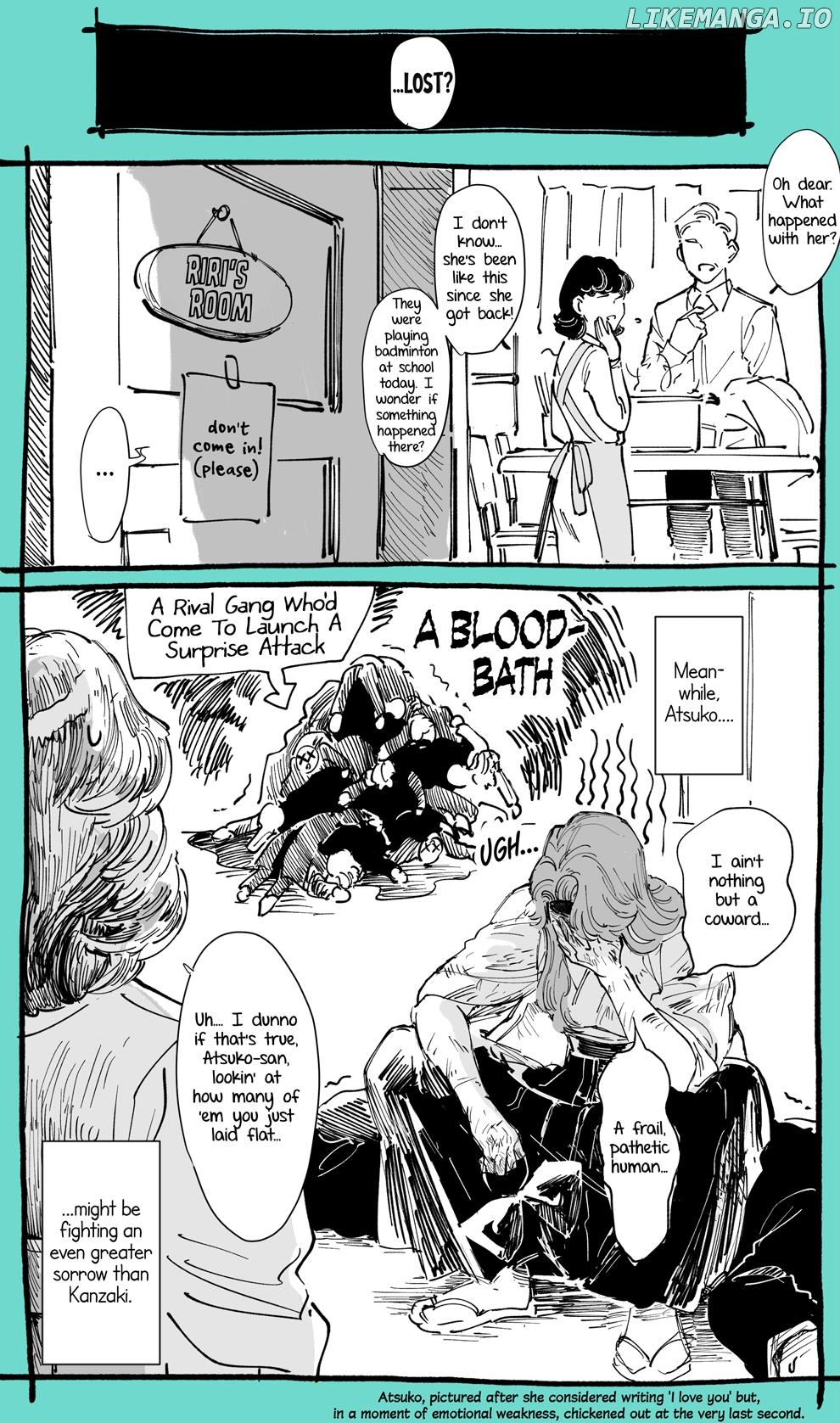 A Sukeban, A Transfer Student, And Their Silly Little Game chapter 3.5 - page 5