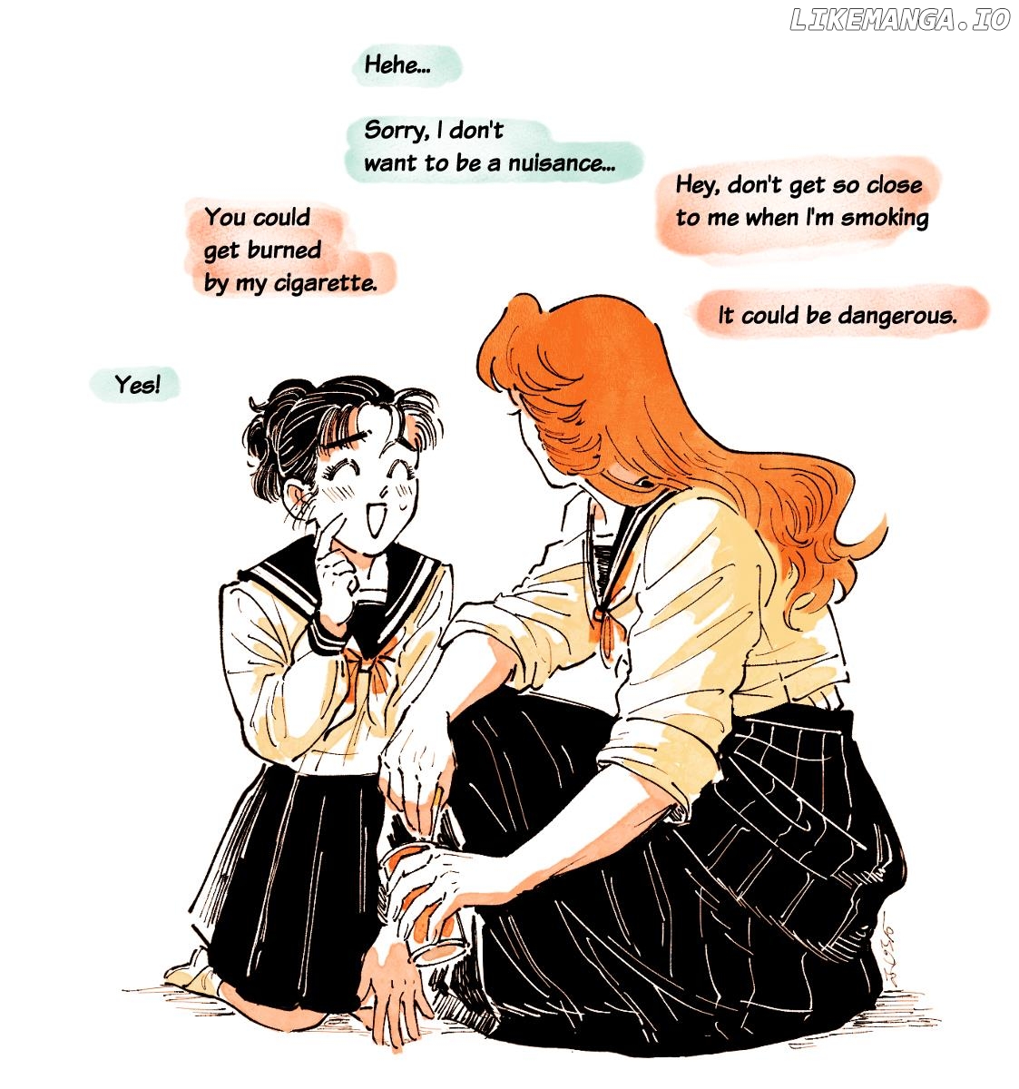 A Sukeban, A Transfer Student, And Their Silly Little Game chapter 3.6 - page 3