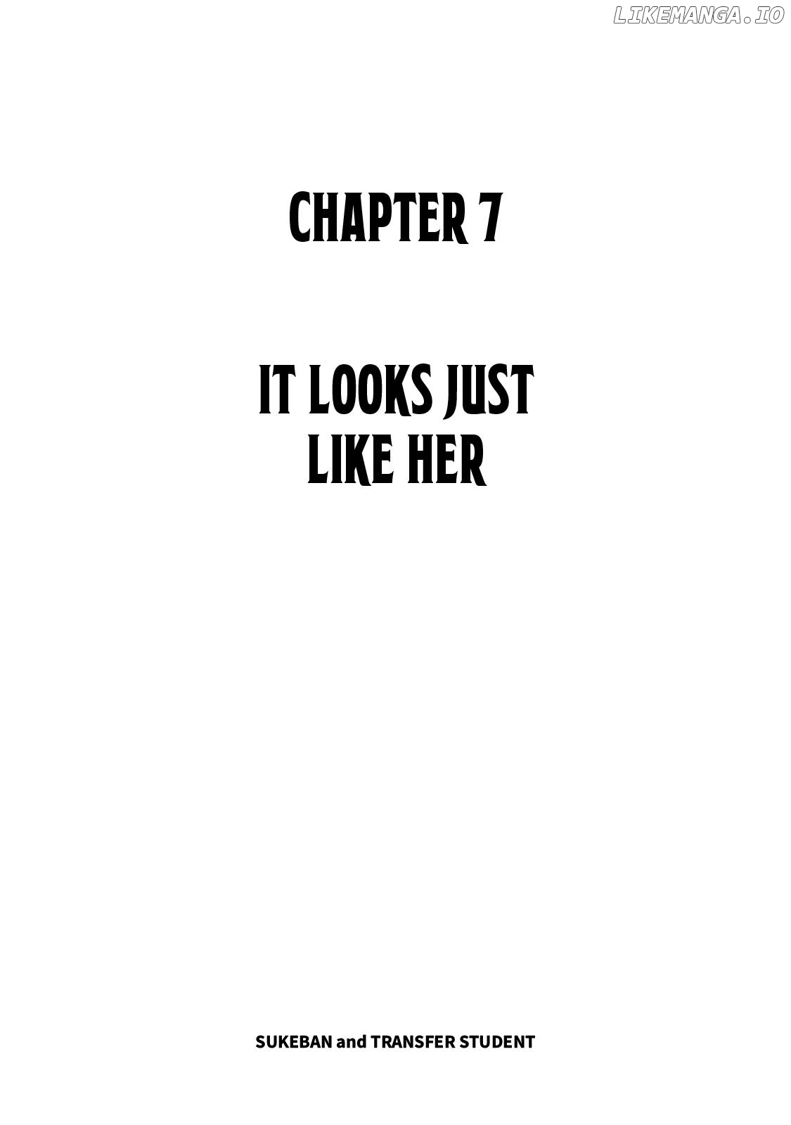 A Sukeban, A Transfer Student, And Their Silly Little Game chapter 7 - page 1