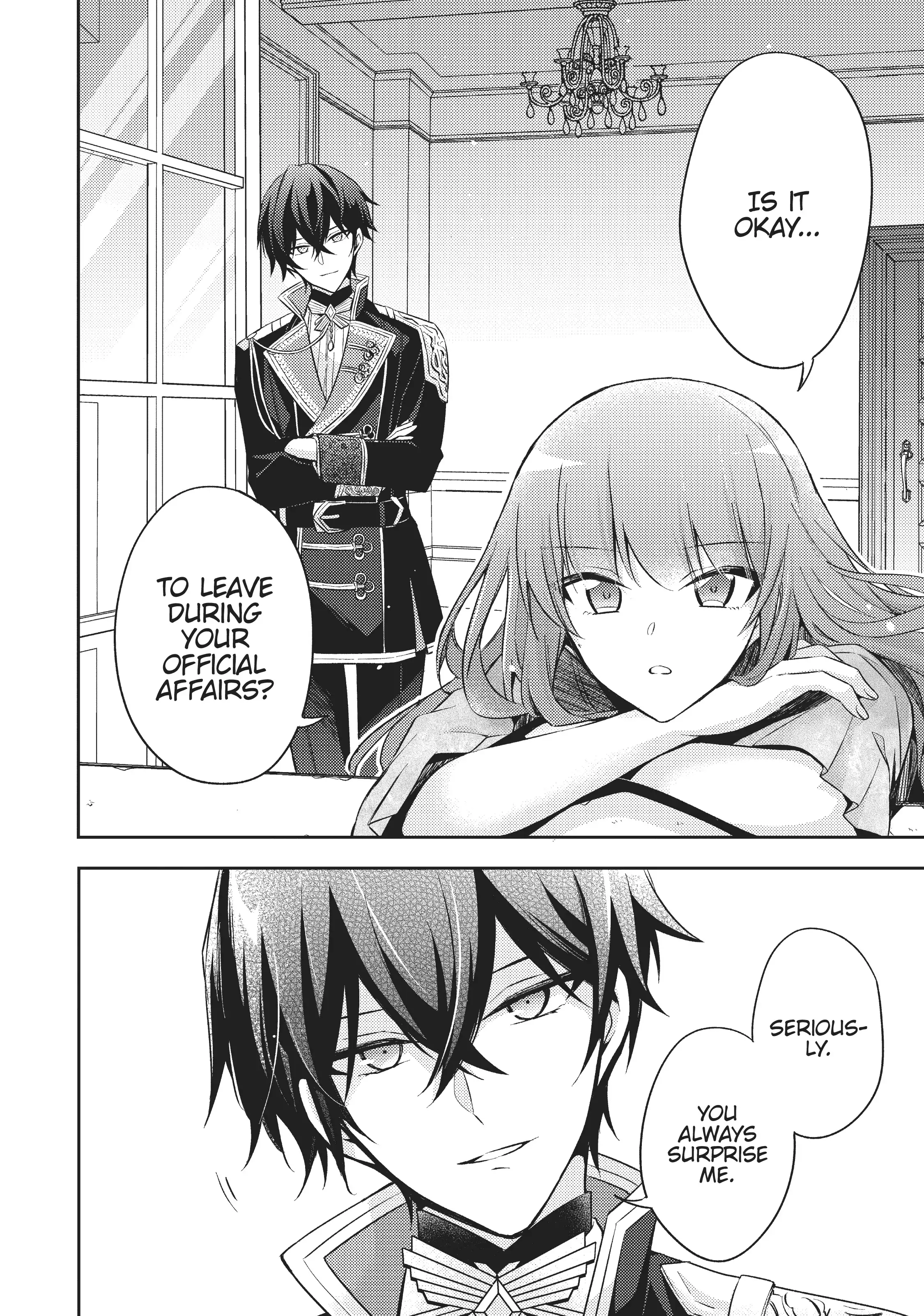 Loop 7-kaime no Akuyaku Reijou wa, Moto Tekikoku de Juukimama na Hanayome Seikatsu o Mankitsu Suru Chapter 4 - page 14