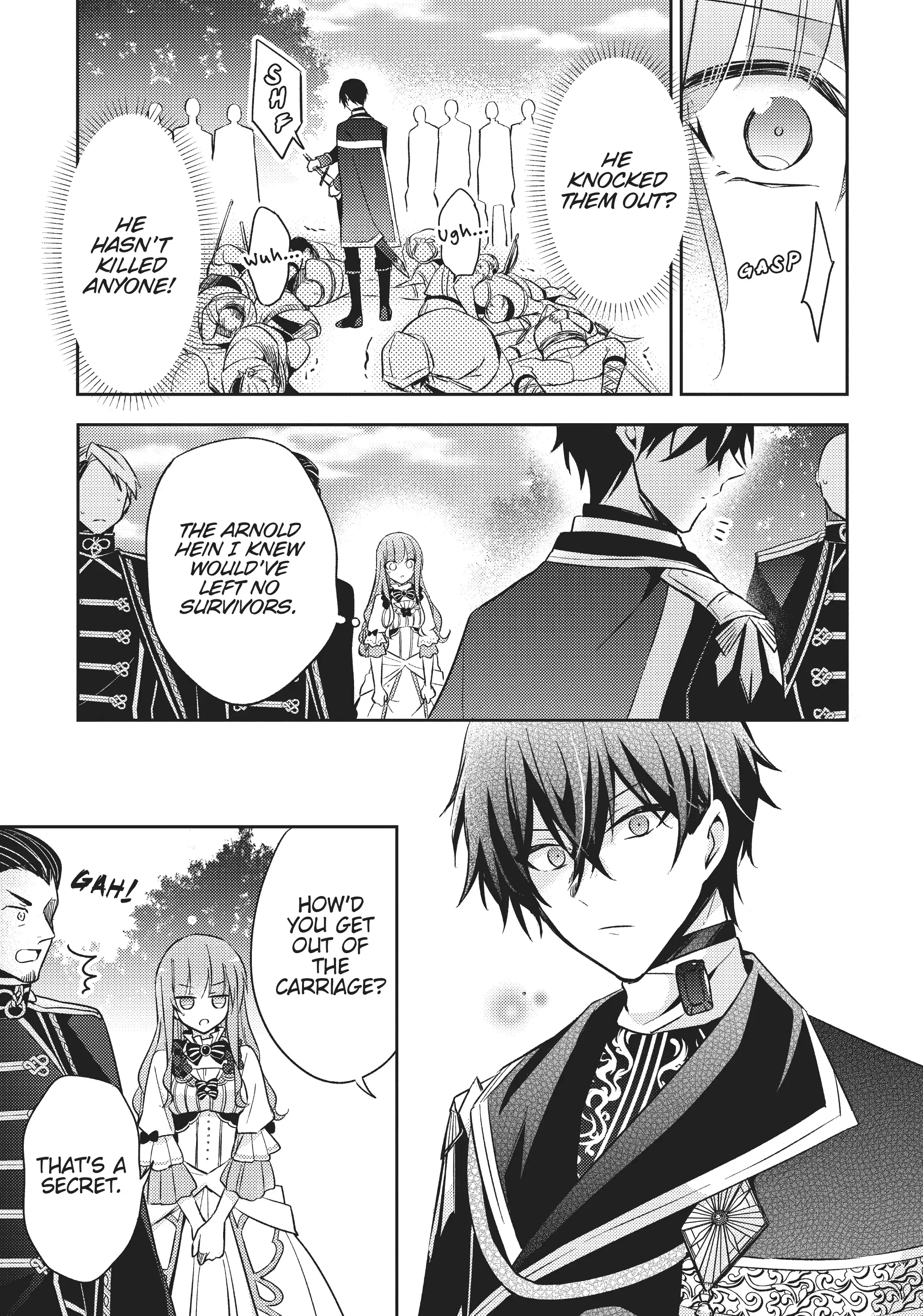 Loop 7-kaime no Akuyaku Reijou wa, Moto Tekikoku de Juukimama na Hanayome Seikatsu o Mankitsu Suru Chapter 2 - page 27