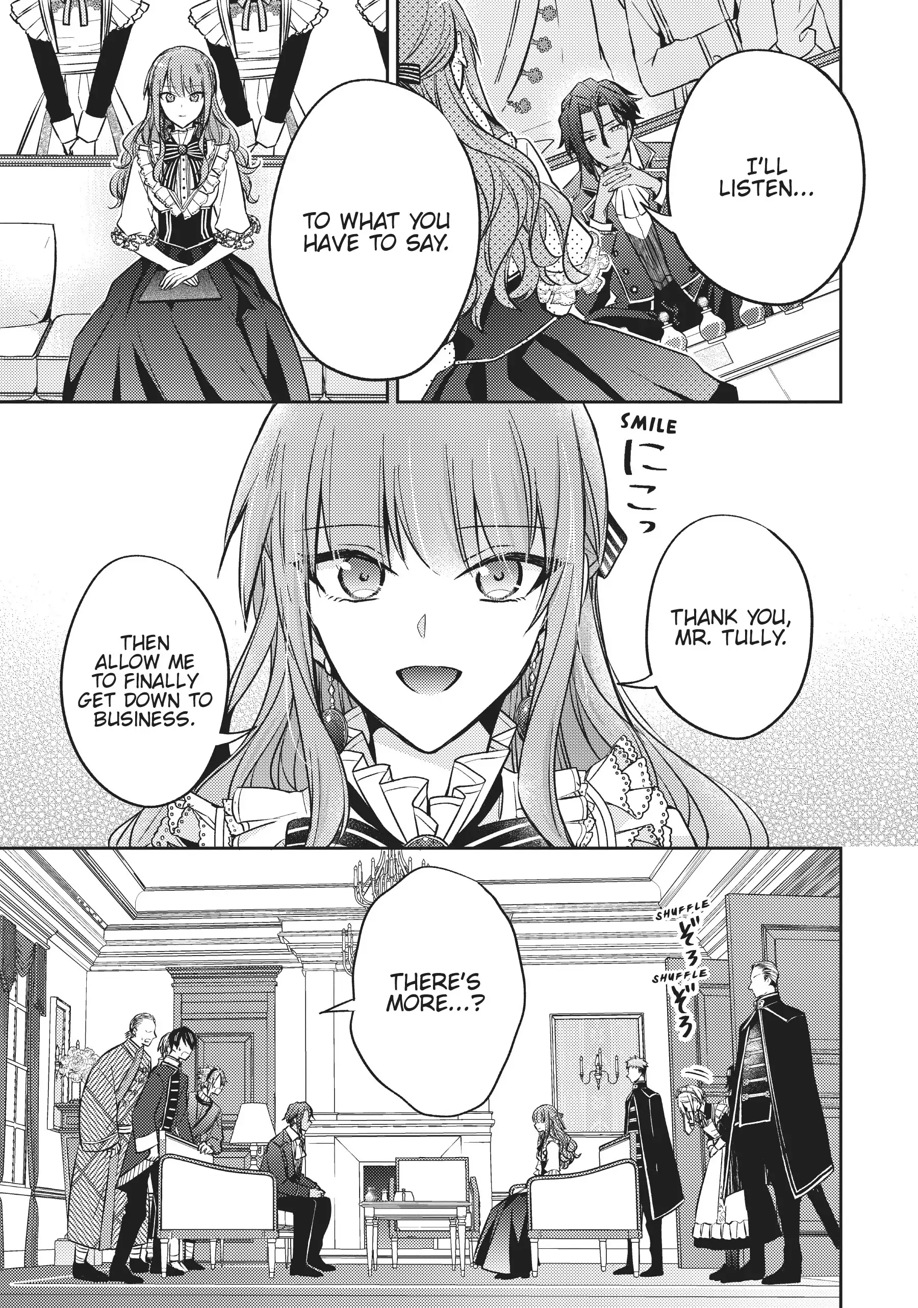 Loop 7-kaime no Akuyaku Reijou wa, Moto Tekikoku de Juukimama na Hanayome Seikatsu o Mankitsu Suru Chapter 11 - page 24