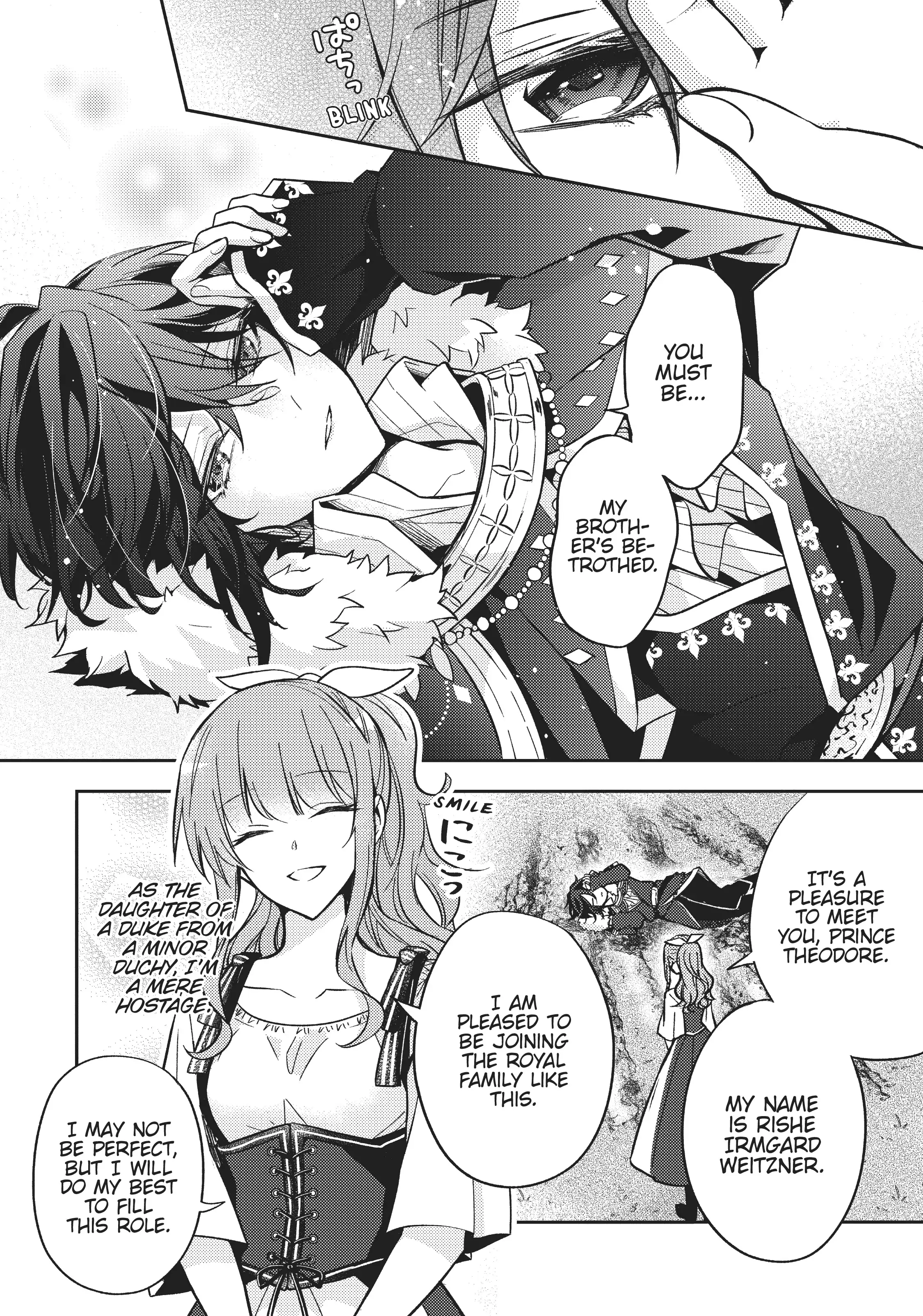 Loop 7-kaime no Akuyaku Reijou wa, Moto Tekikoku de Juukimama na Hanayome Seikatsu o Mankitsu Suru Chapter 9 - page 14