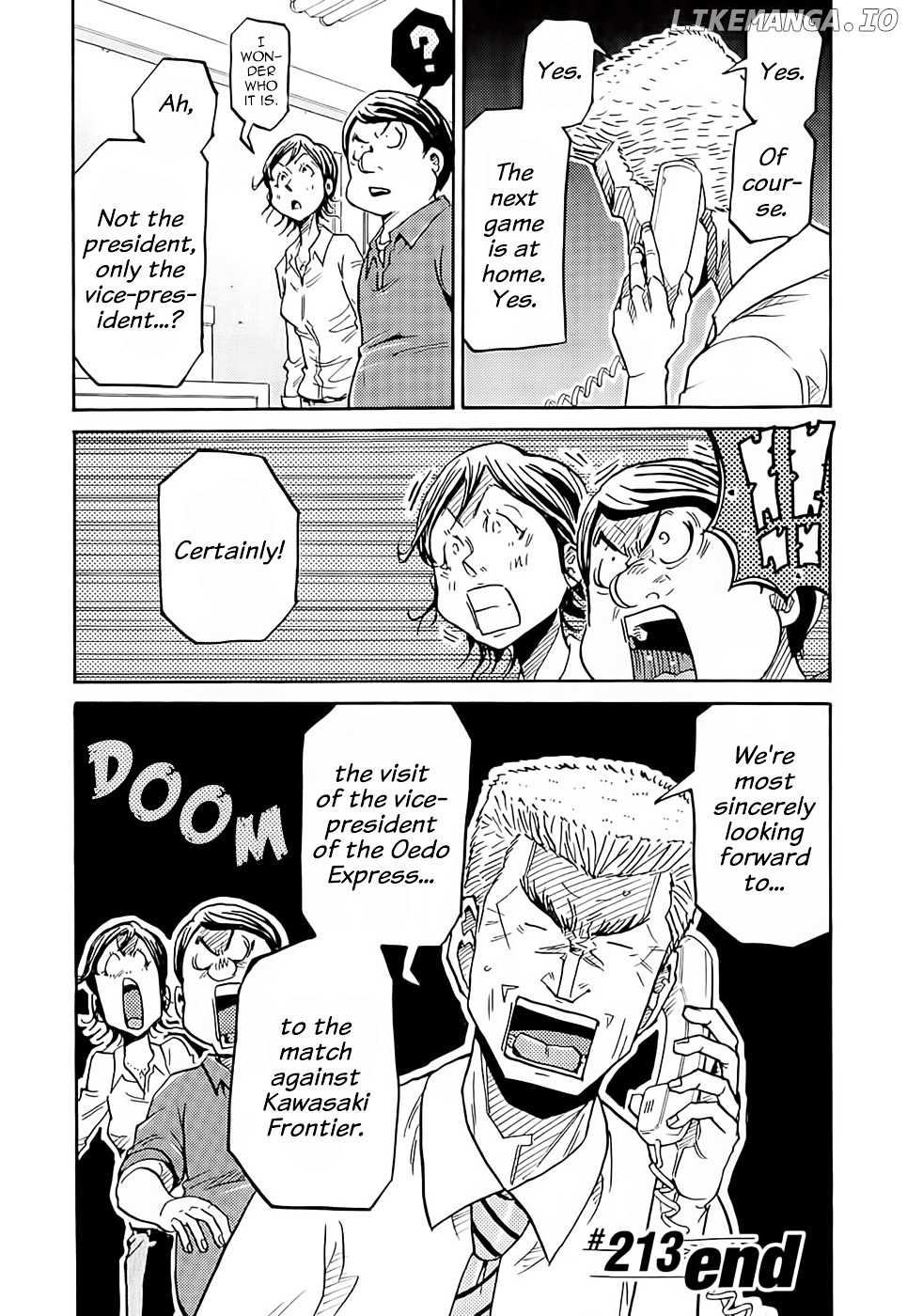 Giant Killing chapter 213 - page 21