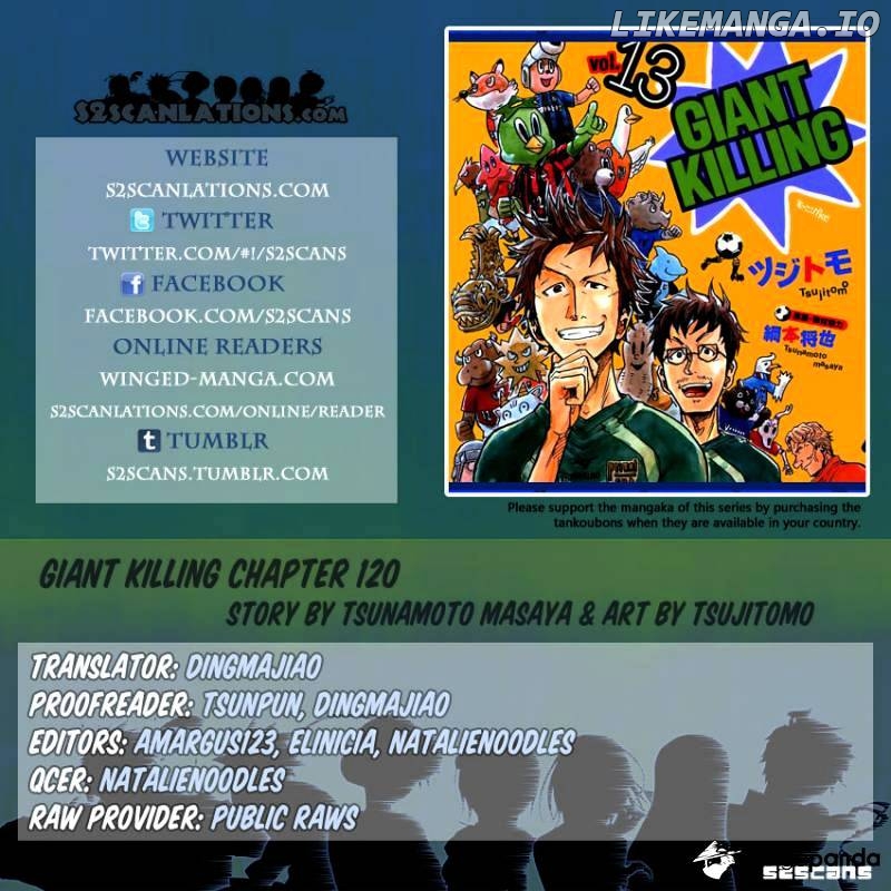 Giant Killing Chapter 120 - page 1
