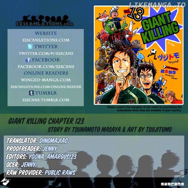 Giant Killing chapter 123 - page 1