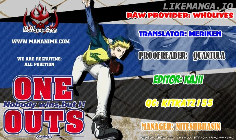 One Outs chapter 19 - page 1