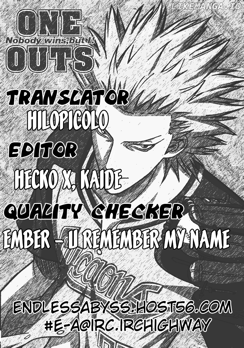One Outs chapter 105 - page 23