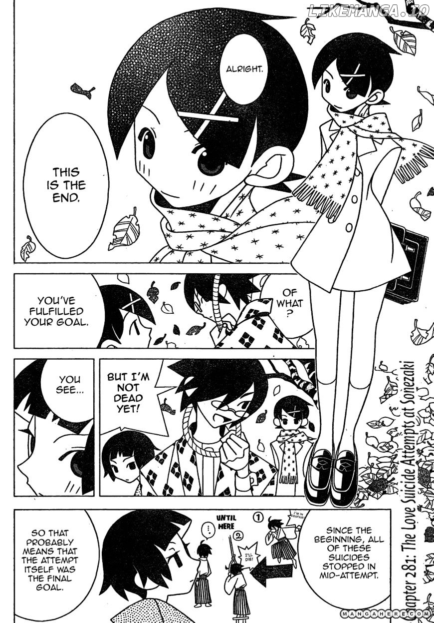 Sayonara Zetsubou Sensei chapter 281 - page 2