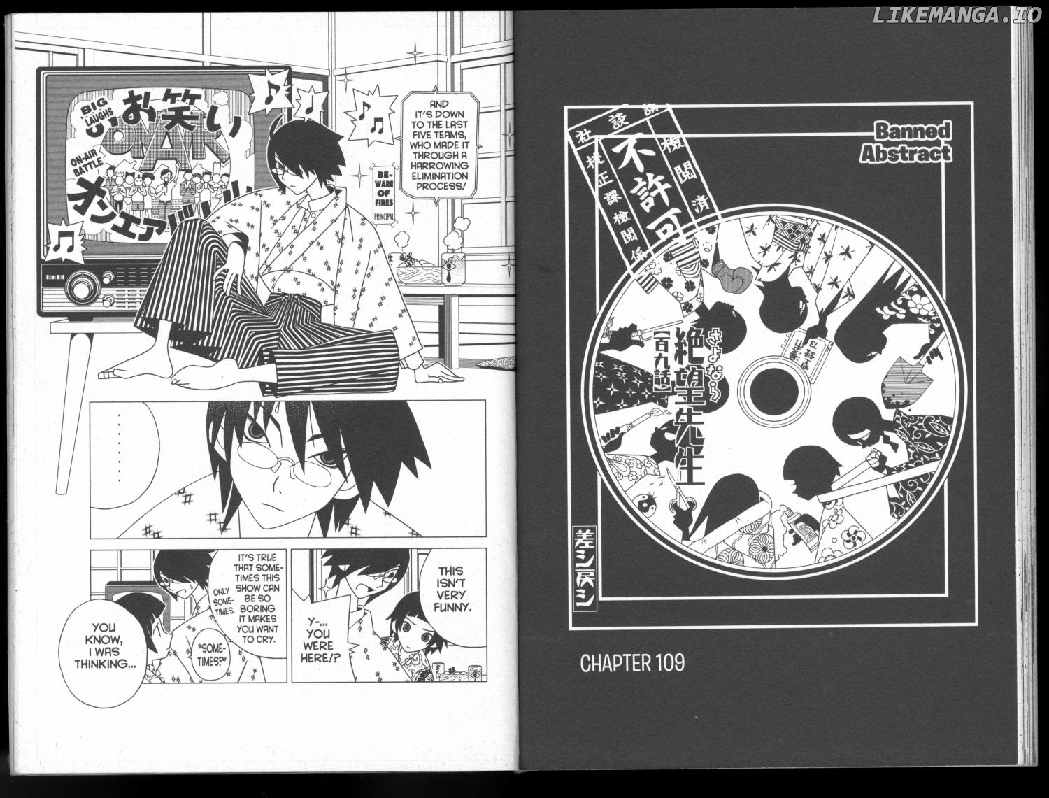 Sayonara Zetsubou Sensei chapter 109 - page 1