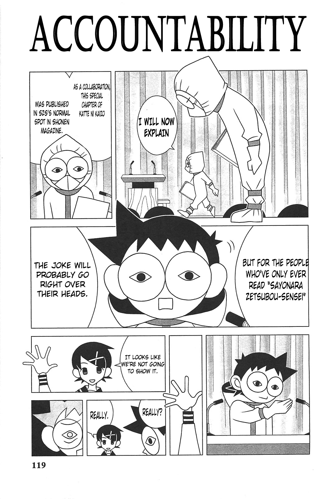 Sayonara Zetsubou Sensei chapter 259 - page 2