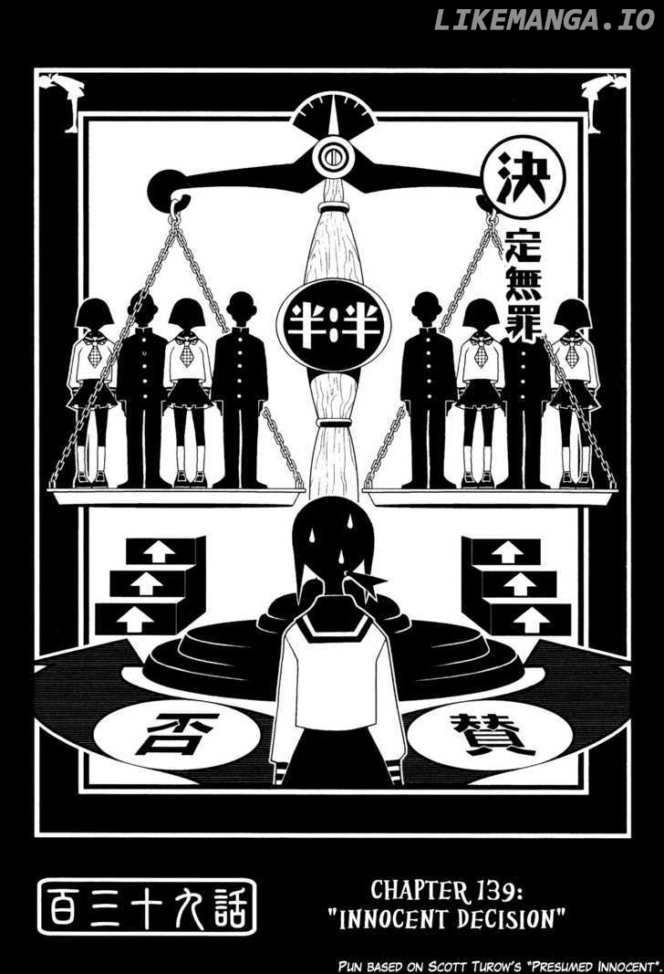 Sayonara Zetsubou Sensei chapter 139 - page 1