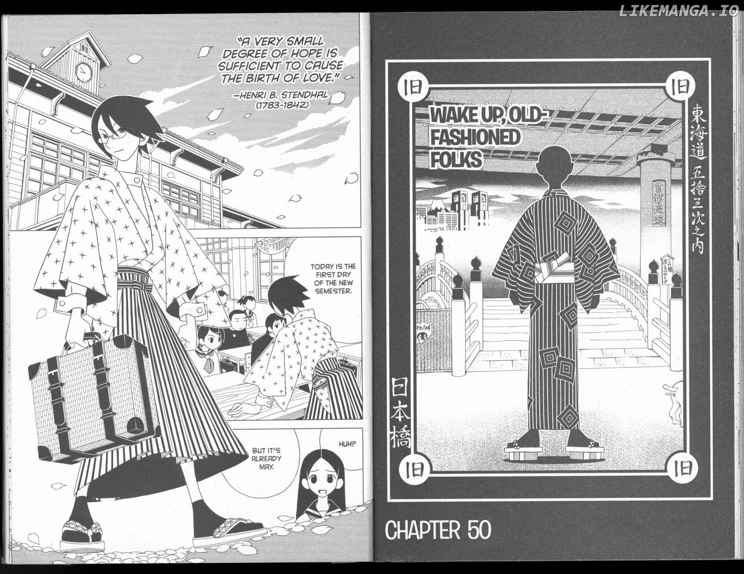 Sayonara Zetsubou Sensei chapter 50 - page 1