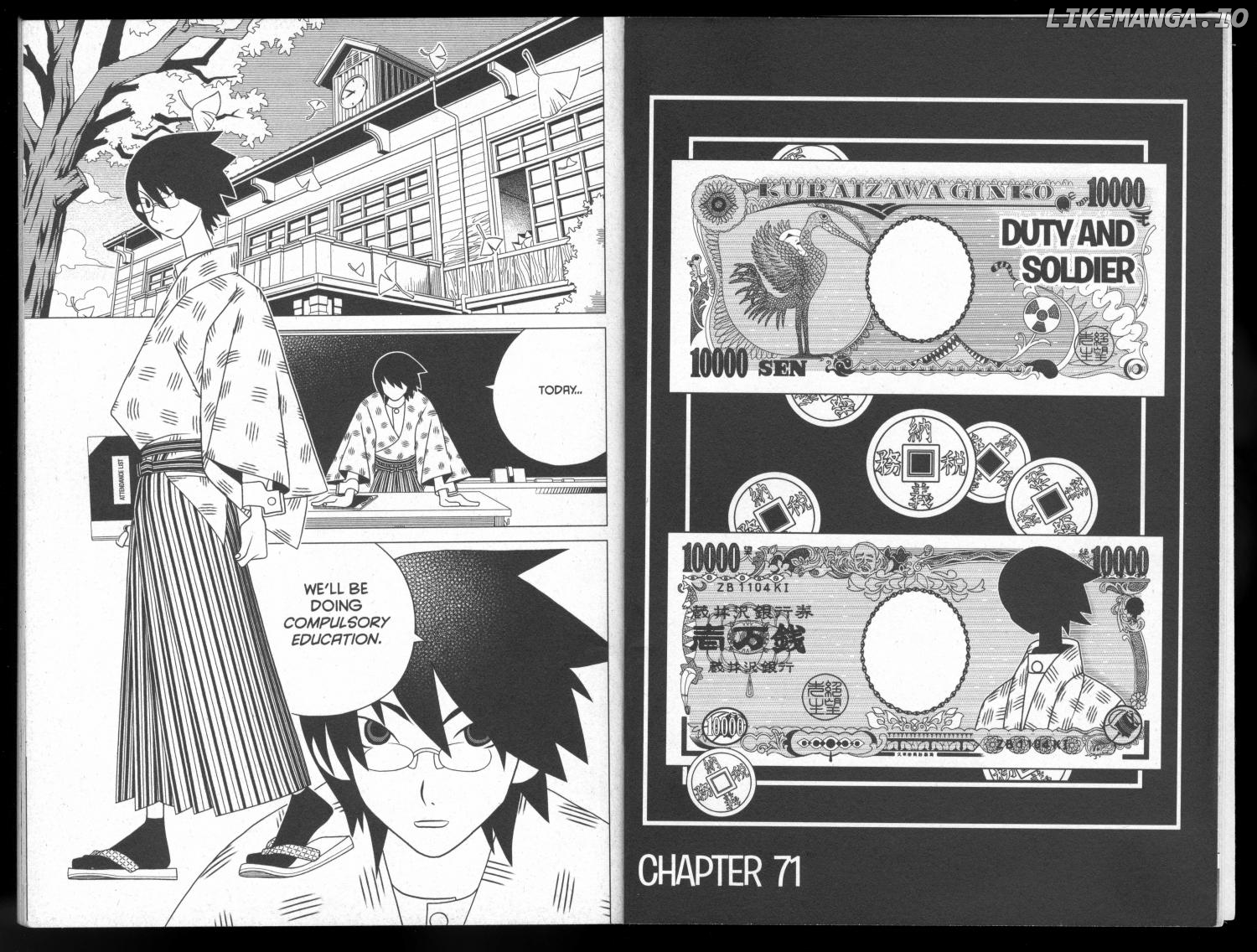 Sayonara Zetsubou Sensei chapter 71 - page 1