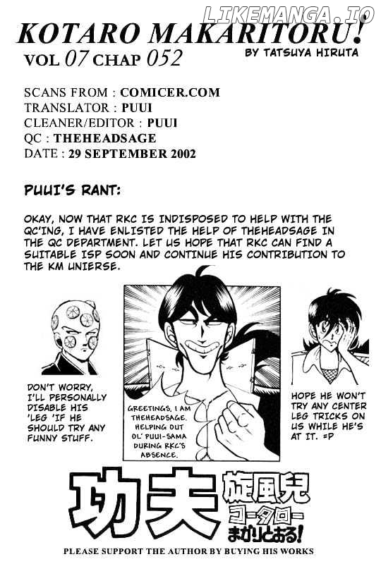 Kotaro Makaritoru chapter 52 - page 19