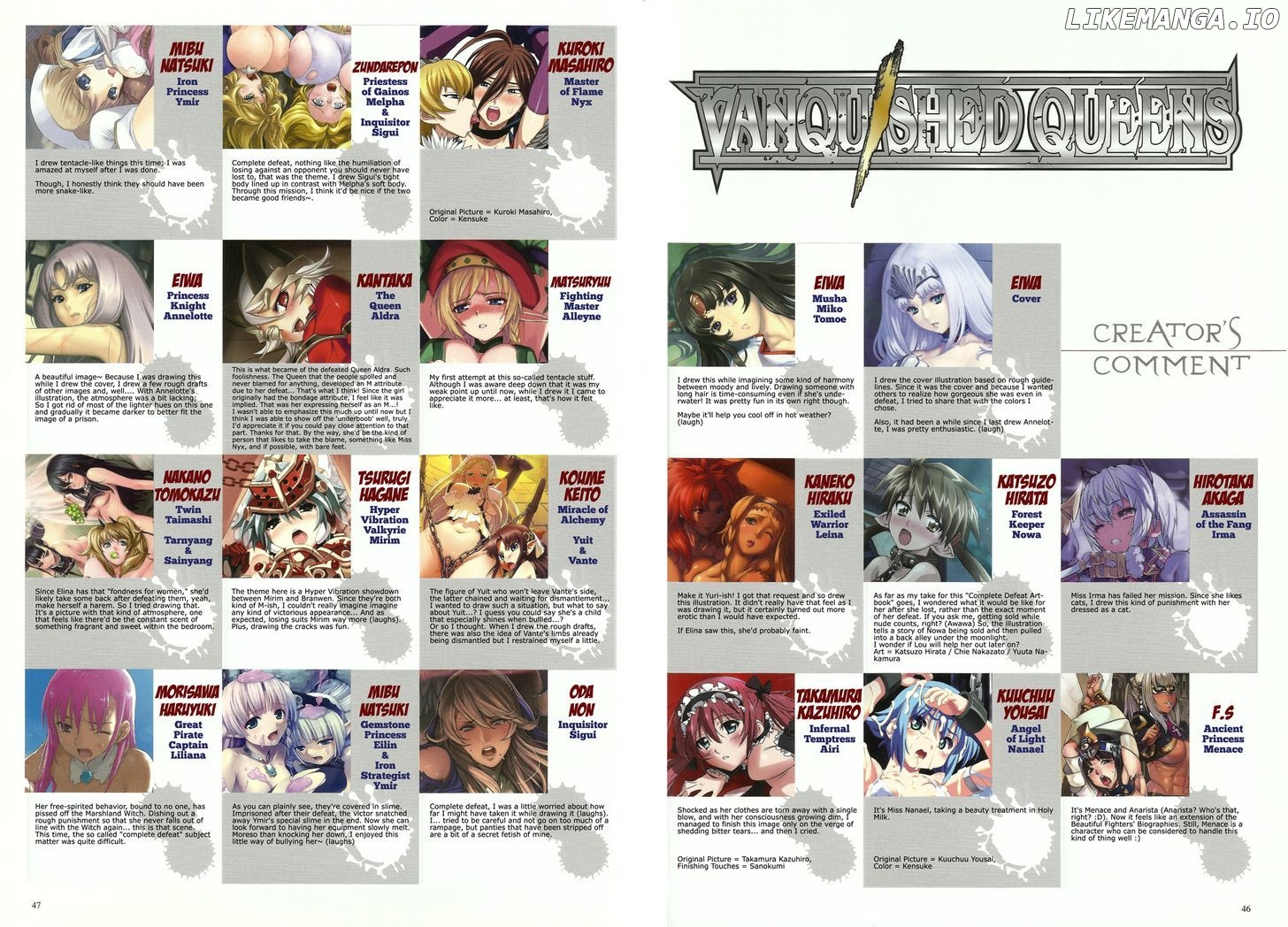Queen's Blade - Vanquished Queens (Artbook) chapter 1 - page 26