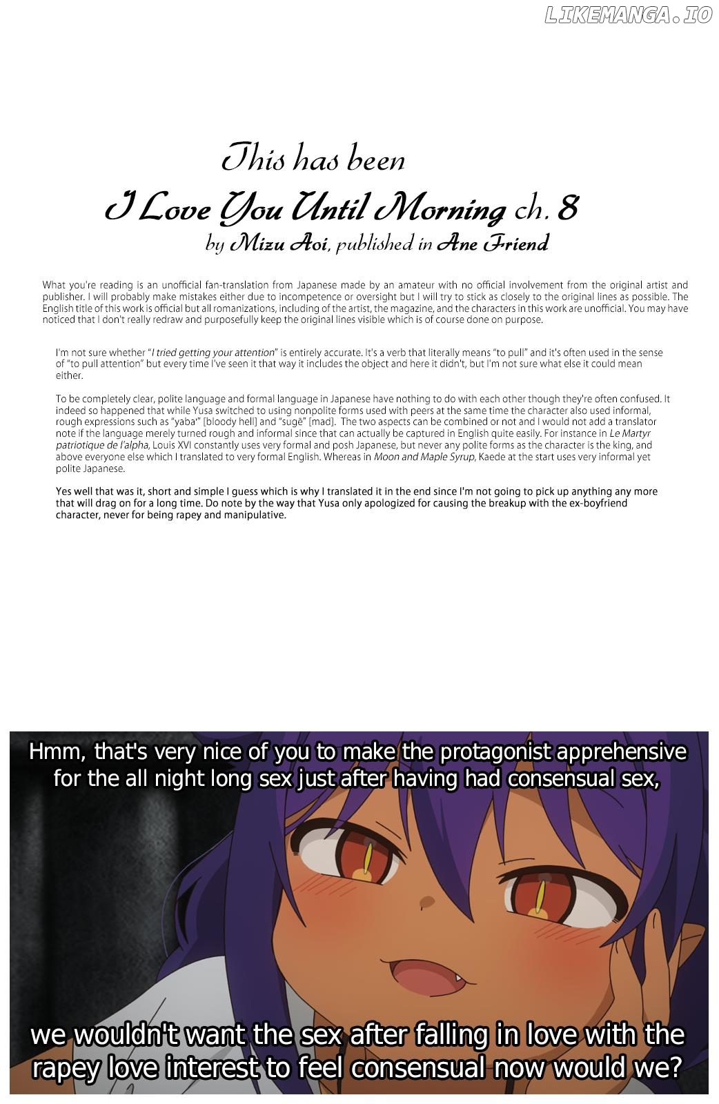 I Love You Until Morning Chapter 8 - page 35