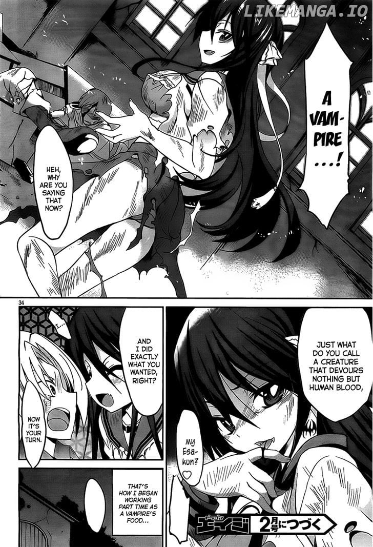 Kiryuuin Kaya Ni Chi O Suwareru Dake No Kantan Na Oshigoto chapter 1 - page 37