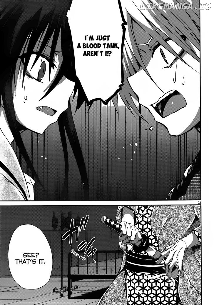 Kiryuuin Kaya Ni Chi O Suwareru Dake No Kantan Na Oshigoto chapter 12.2 - page 24