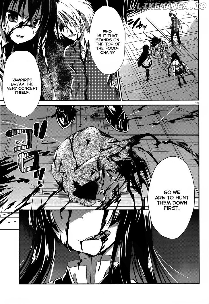 Kiryuuin Kaya Ni Chi O Suwareru Dake No Kantan Na Oshigoto chapter 12.2 - page 30