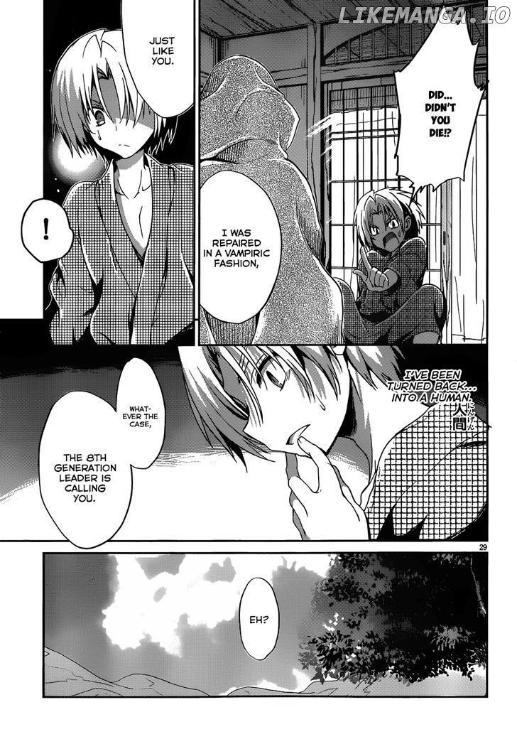 Kiryuuin Kaya Ni Chi O Suwareru Dake No Kantan Na Oshigoto chapter 13.2 - page 30
