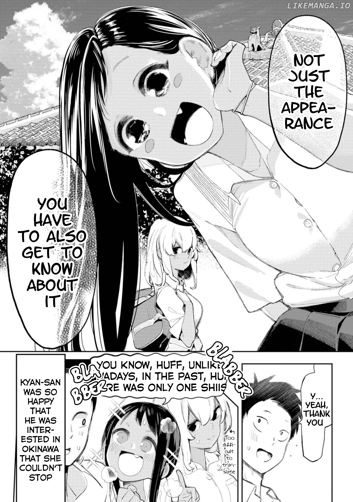 Okinawa de Suki ni Natta Ko ga Hougen Sugite Tsura Sugiru chapter 10.5 - page 6