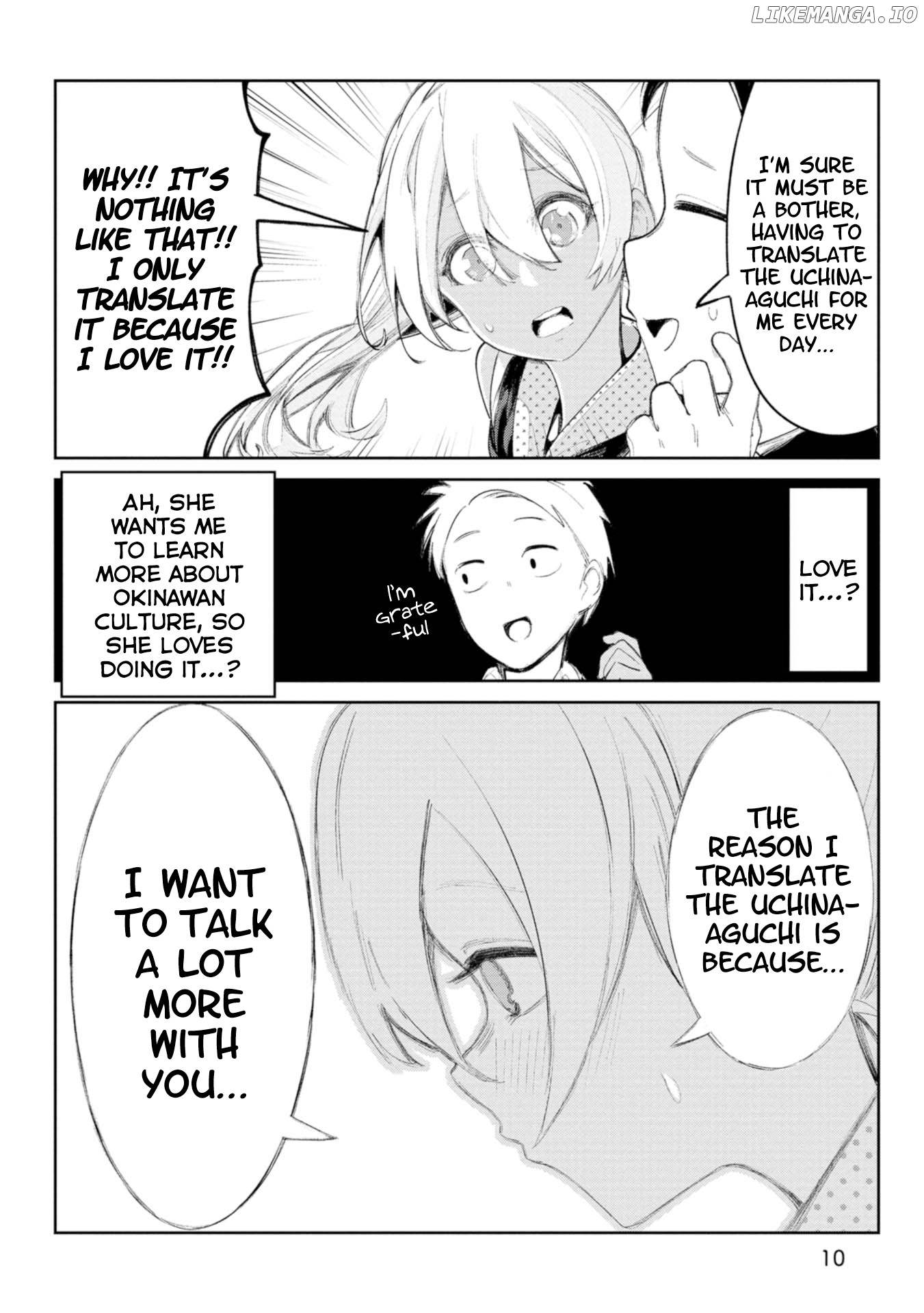 Okinawa de Suki ni Natta Ko ga Hougen Sugite Tsura Sugiru chapter 12 - page 9