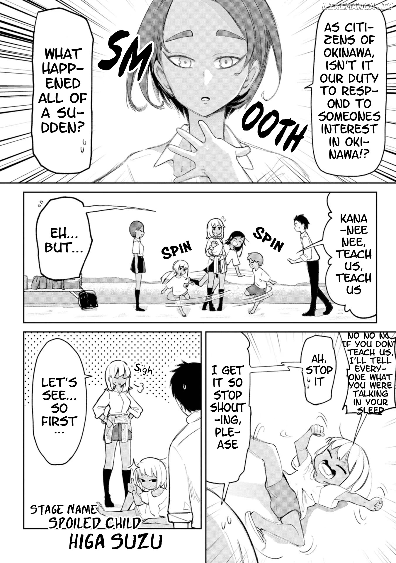 Okinawa de Suki ni Natta Ko ga Hougen Sugite Tsura Sugiru chapter 13 - page 6