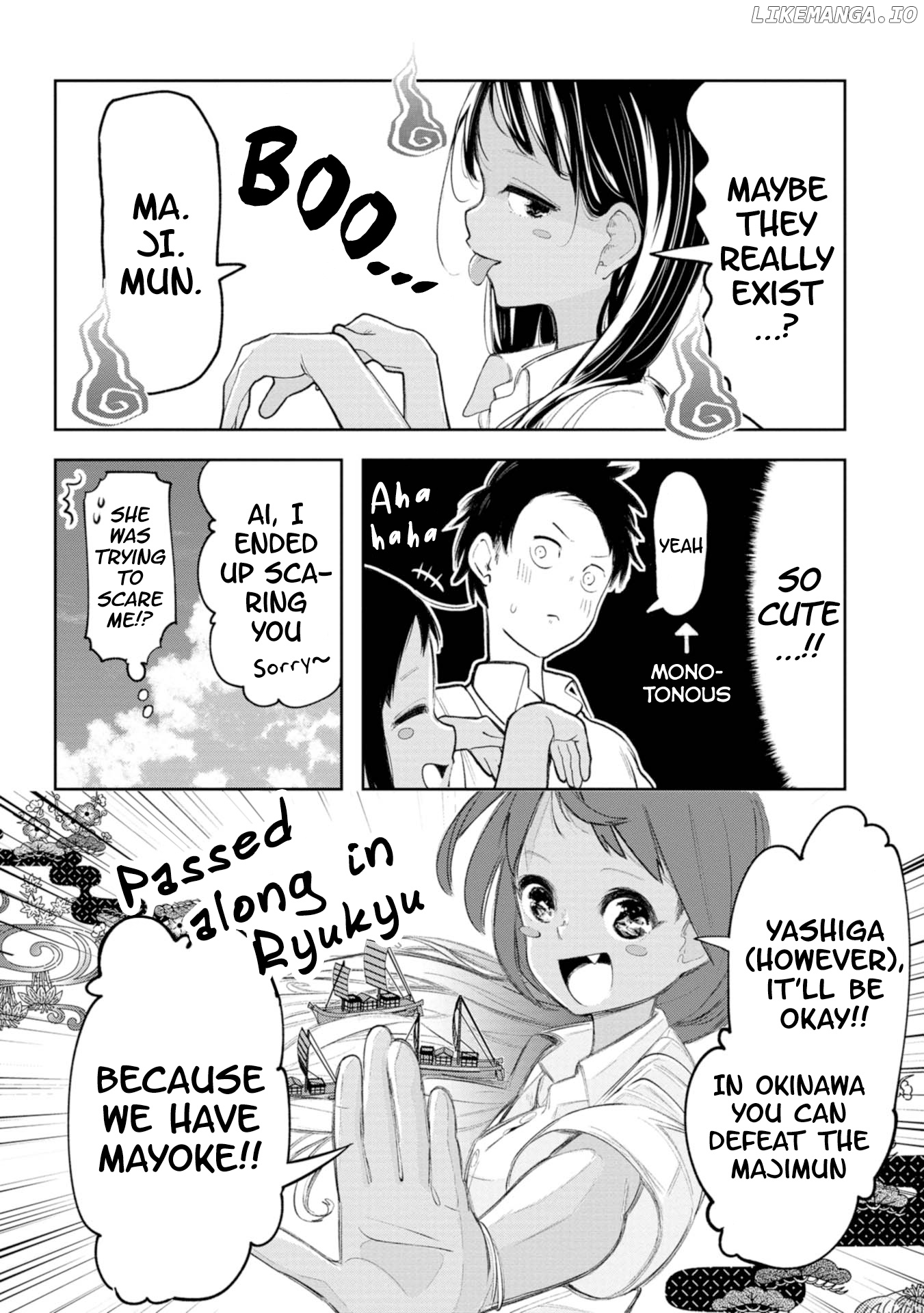 Okinawa de Suki ni Natta Ko ga Hougen Sugite Tsura Sugiru chapter 14 - page 4