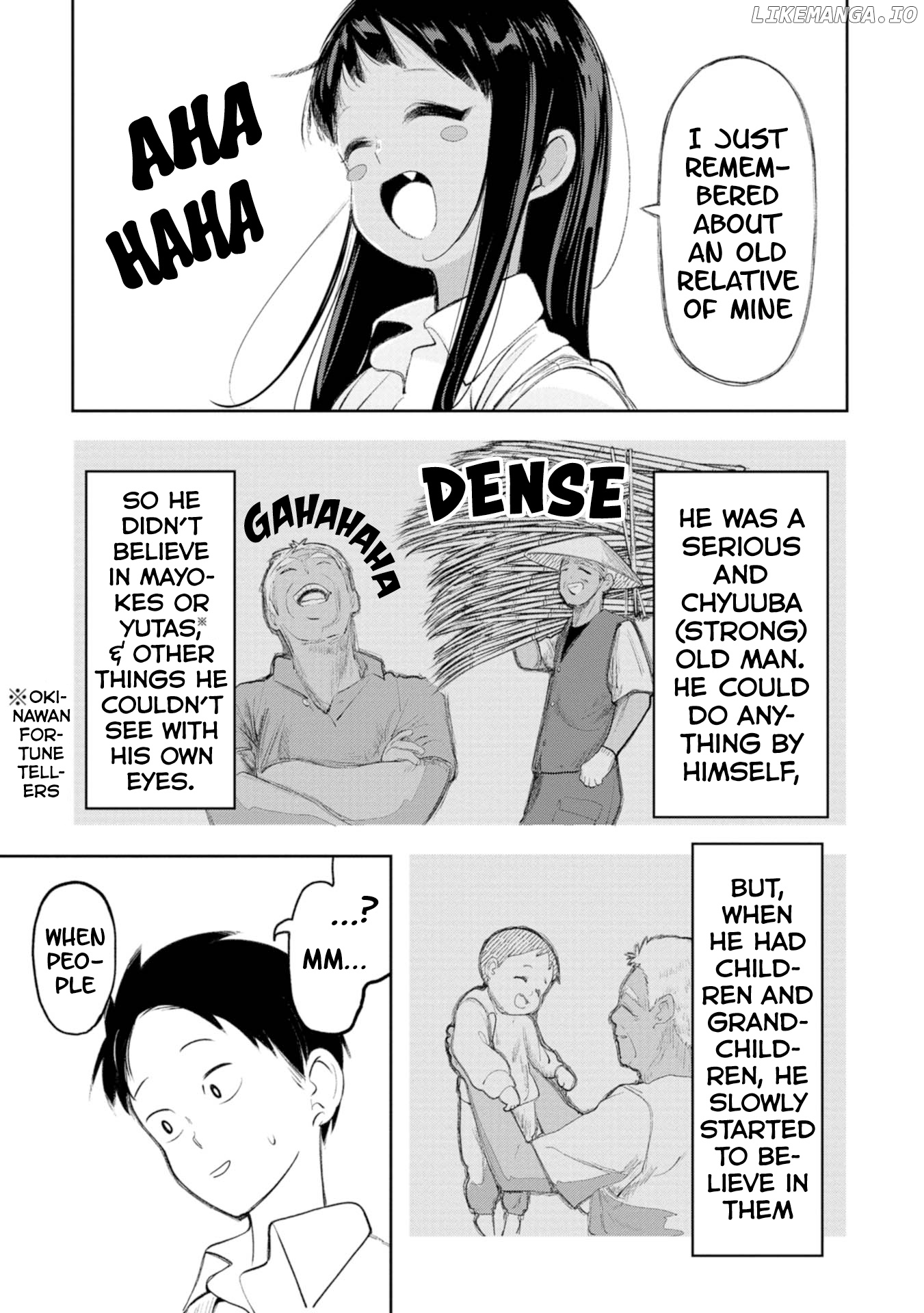 Okinawa de Suki ni Natta Ko ga Hougen Sugite Tsura Sugiru chapter 14 - page 7
