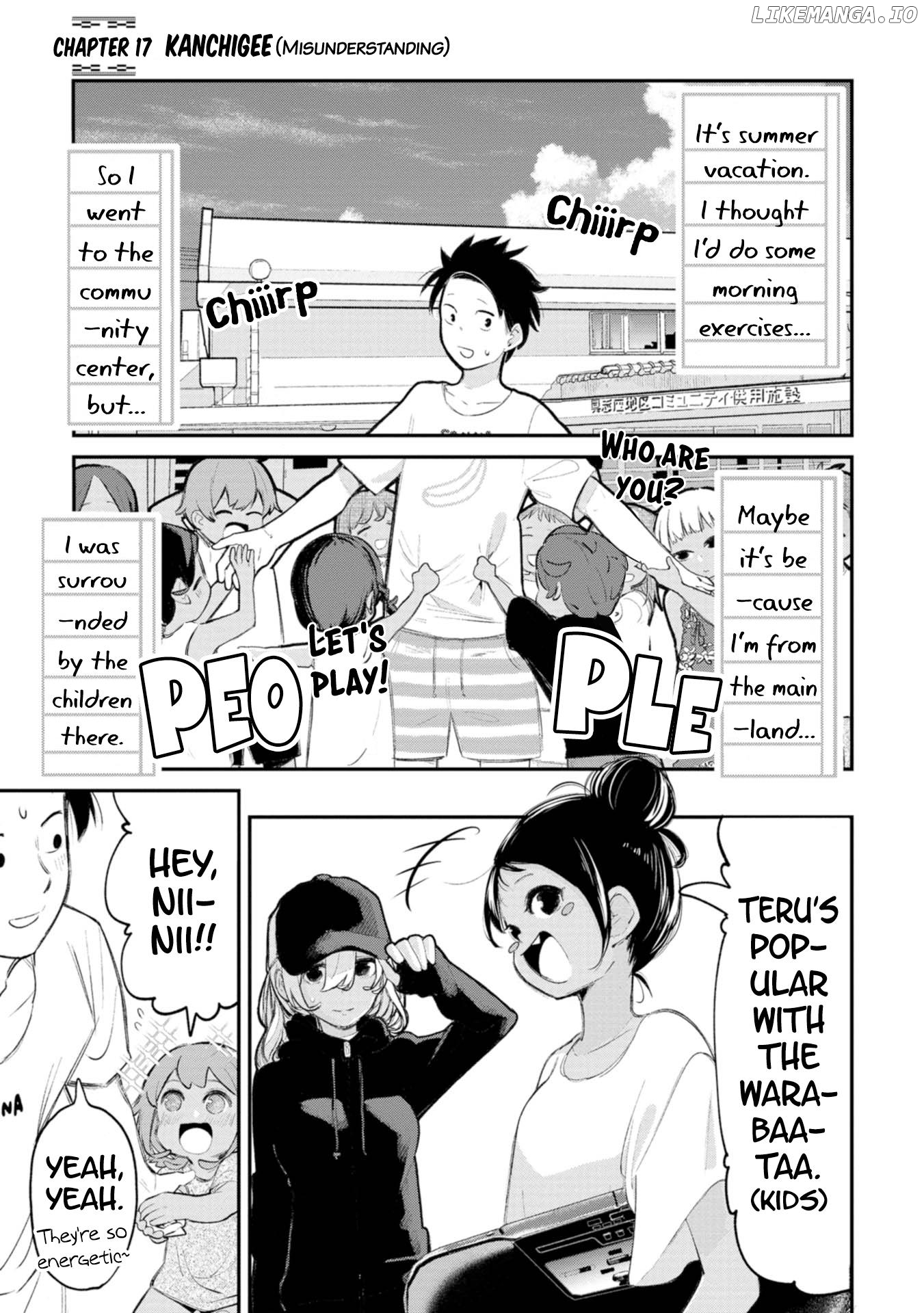 Okinawa de Suki ni Natta Ko ga Hougen Sugite Tsura Sugiru chapter 17 - page 1