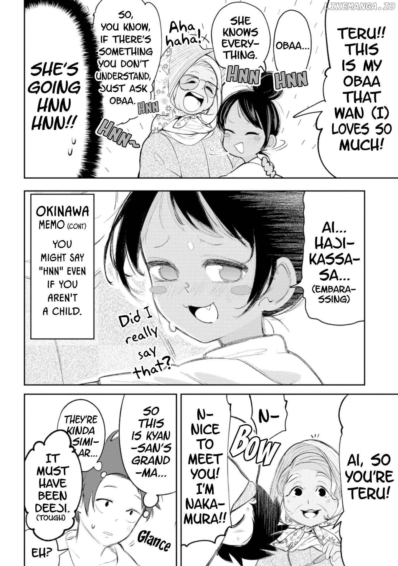 Okinawa de Suki ni Natta Ko ga Hougen Sugite Tsura Sugiru chapter 17 - page 4