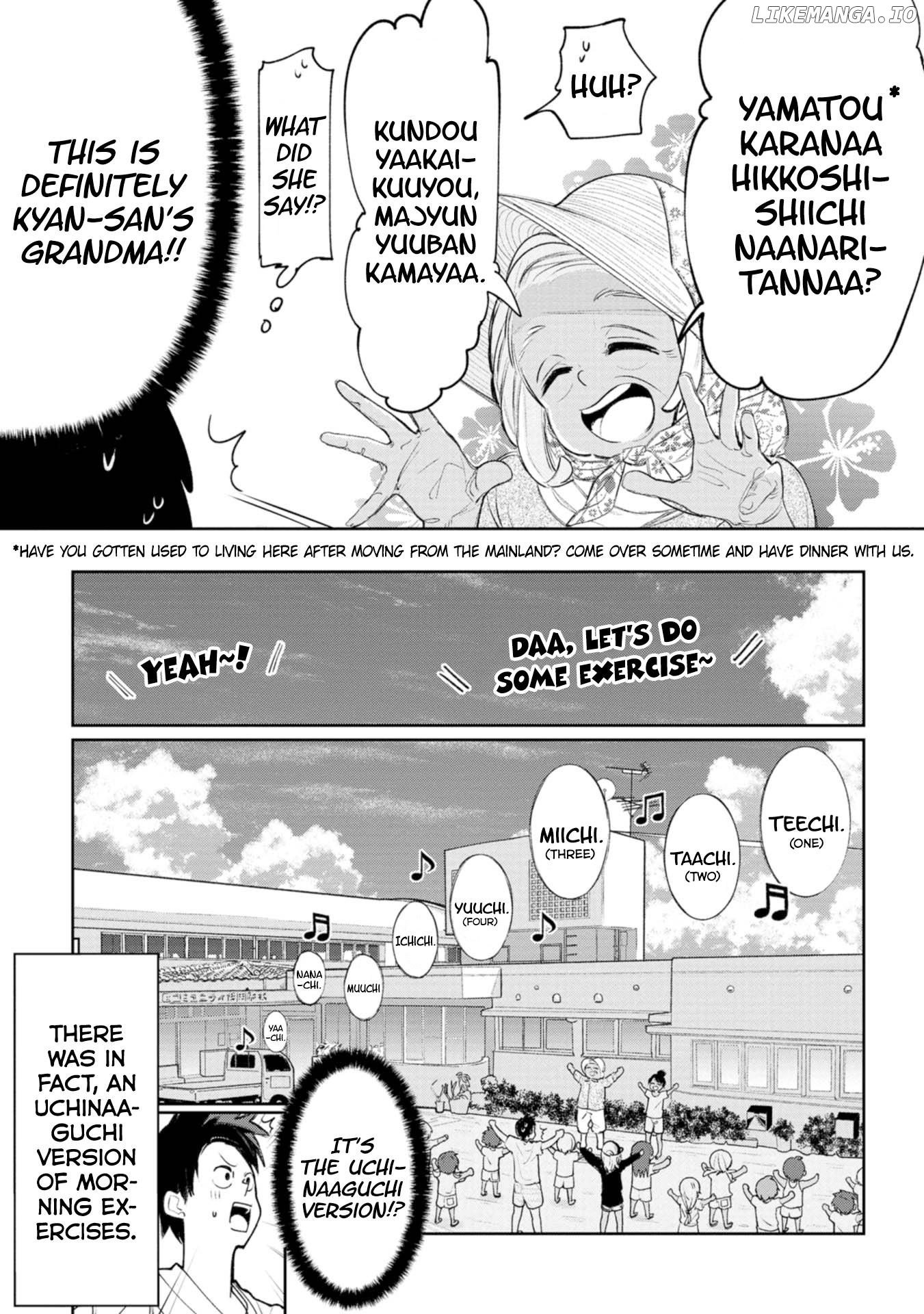 Okinawa de Suki ni Natta Ko ga Hougen Sugite Tsura Sugiru chapter 17 - page 5