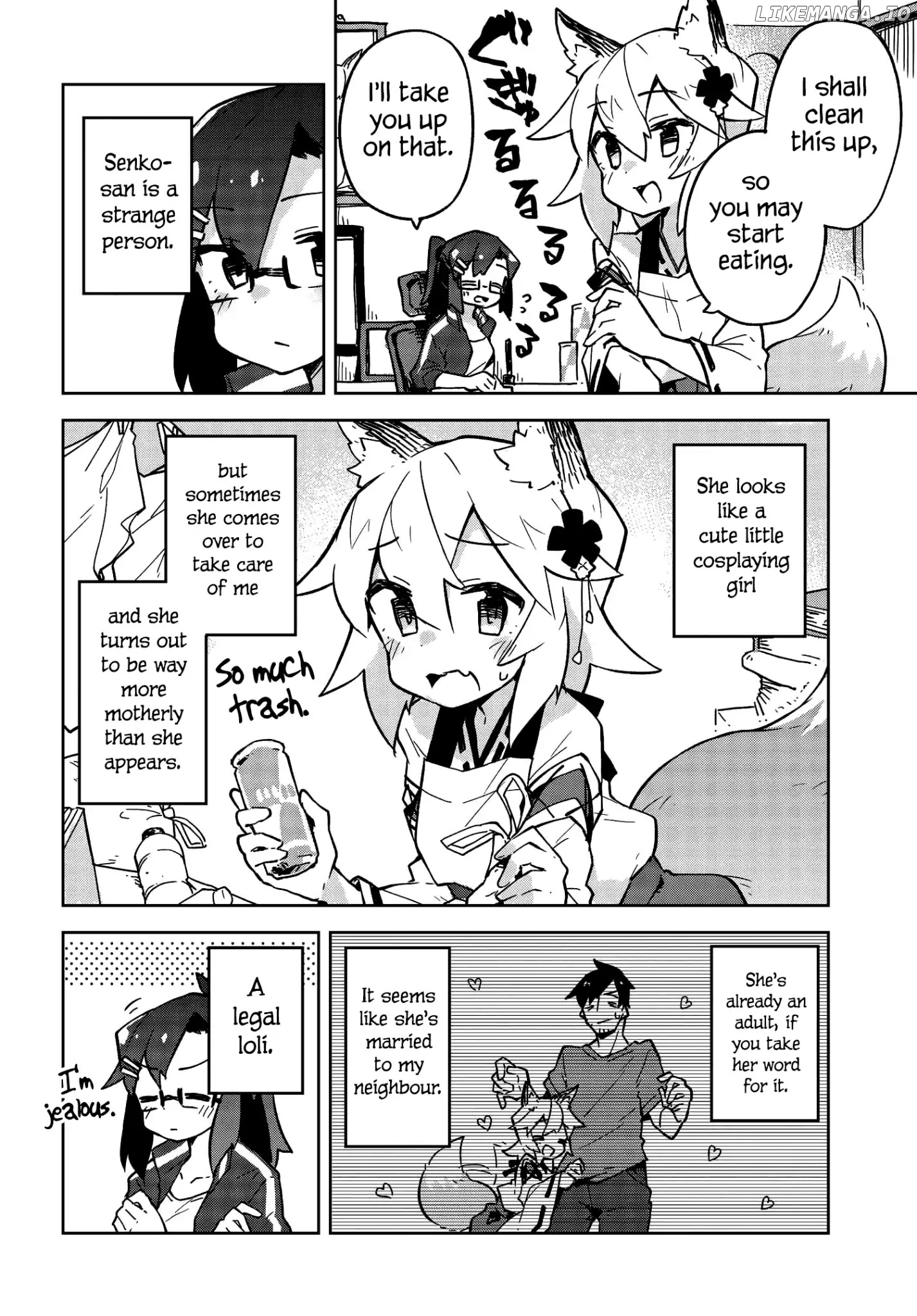 Sewayaki Kitsune no Senko-san chapter 14 - page 4