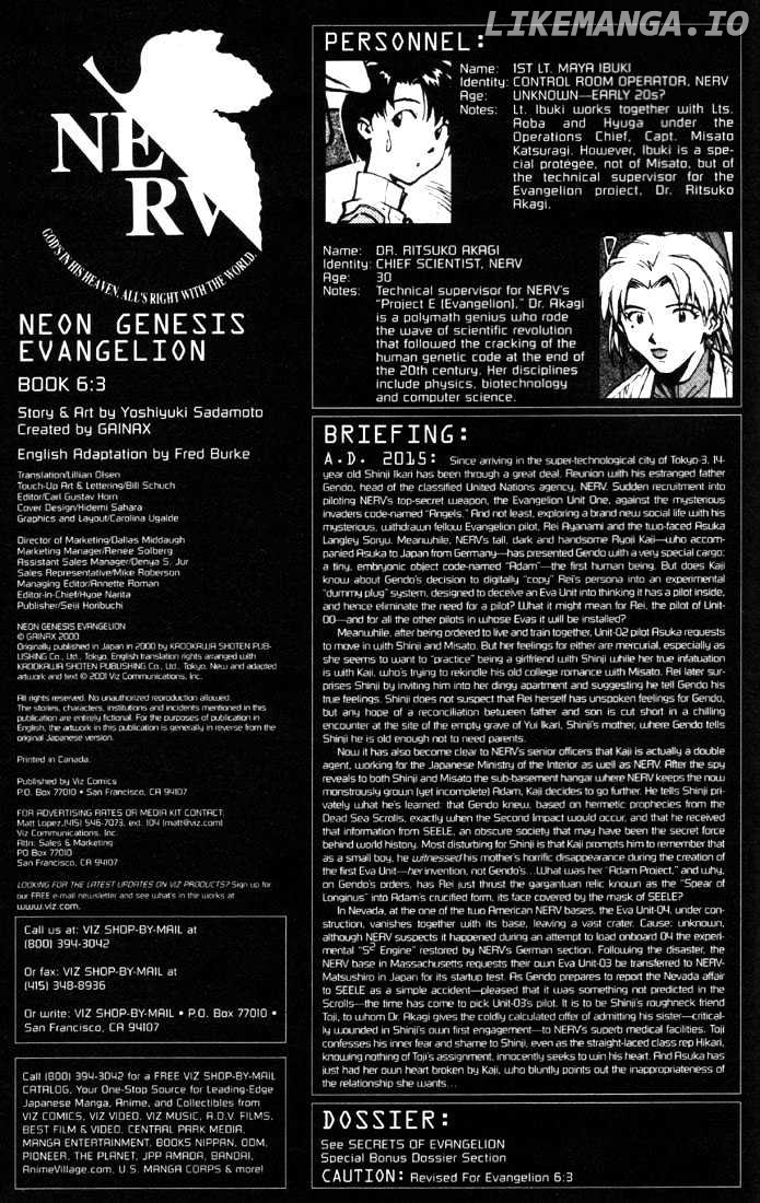 Shinseiki Evangelion chapter 37-38 - page 3