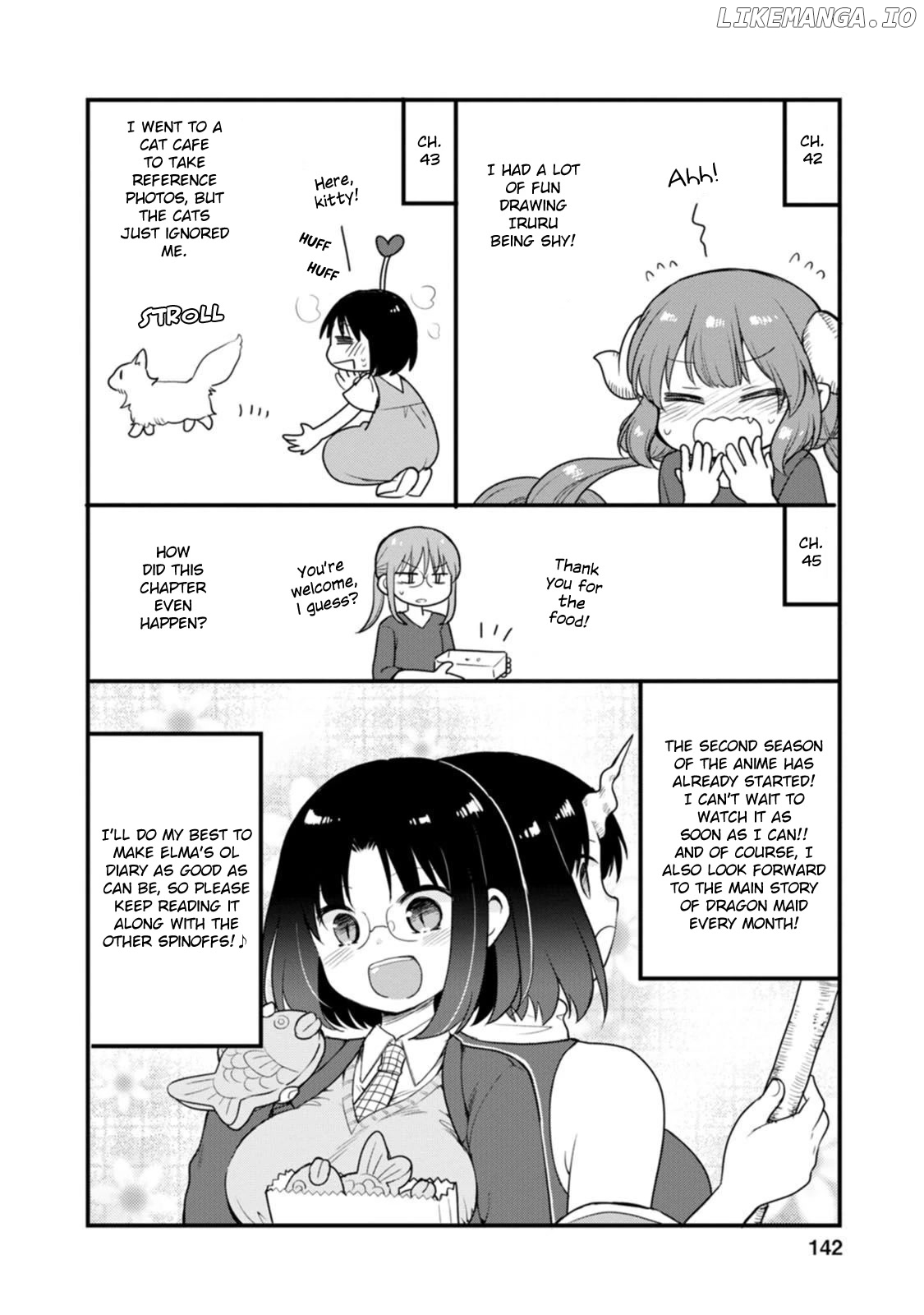 Kobayashi-san Chi no Maid Dragon: Elma OL Nikki chapter 45.5 - page 2