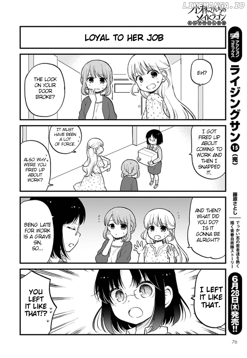Kobayashi-san Chi no Maid Dragon: Elma OL Nikki chapter 11 - page 2