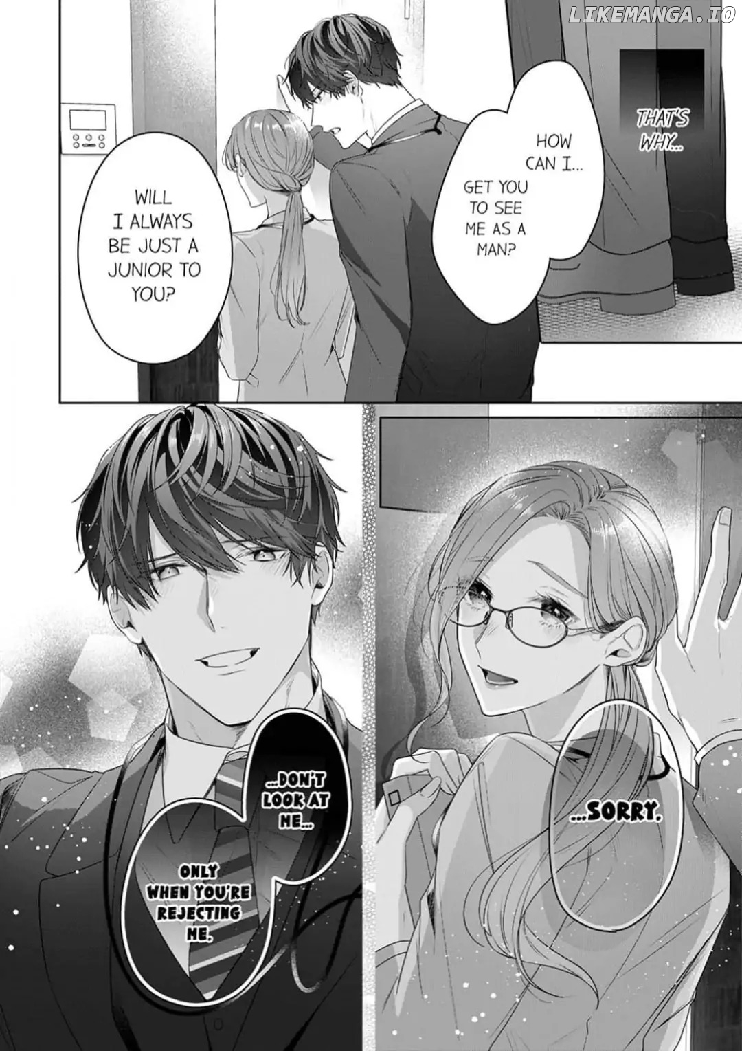 Shinya Zangyou - Nikushoku Kouhai no Iki Tsukushi Kotobazeme SEX Chapter 2 - page 18