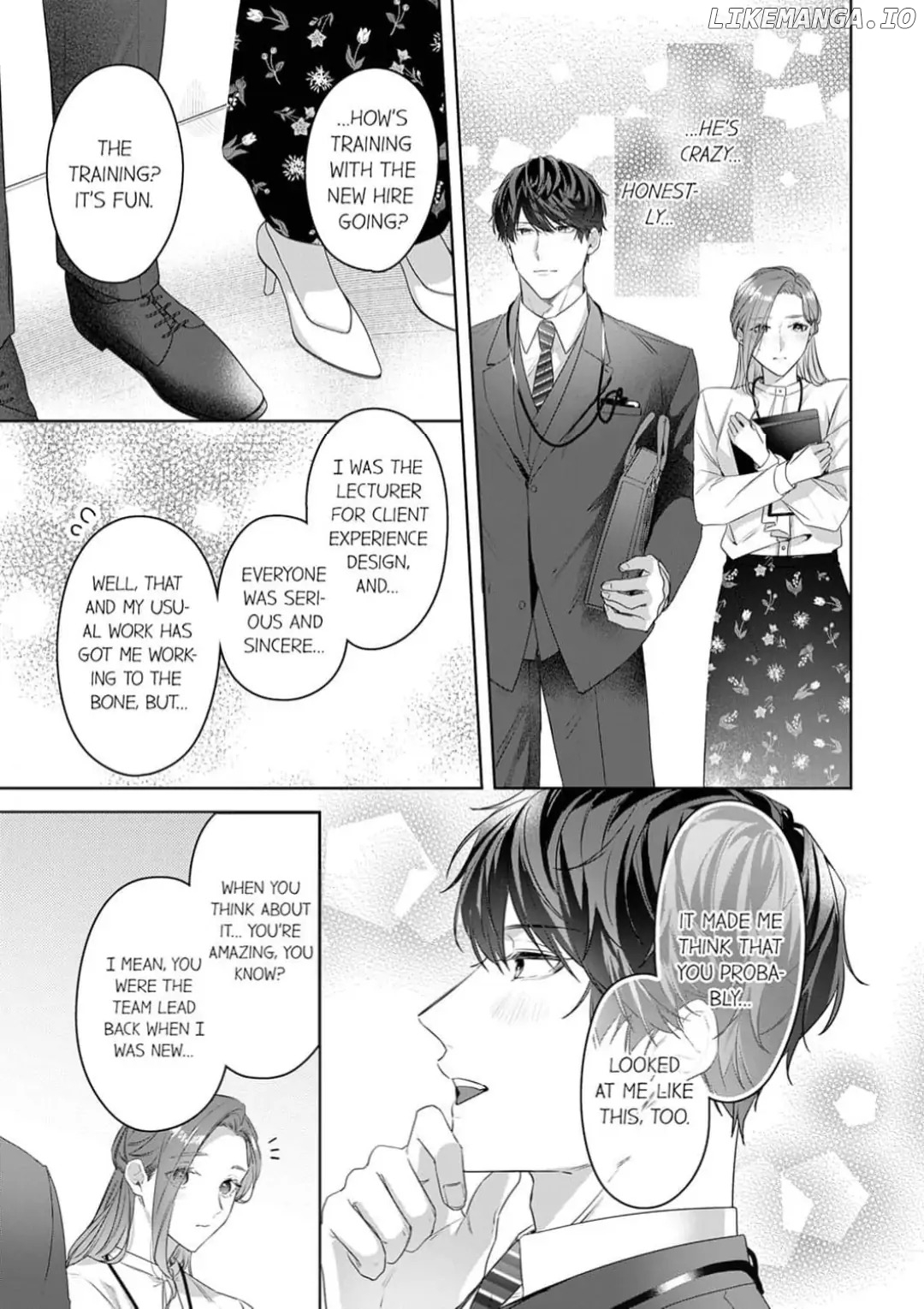 Shinya Zangyou - Nikushoku Kouhai no Iki Tsukushi Kotobazeme SEX Chapter 3 - page 5